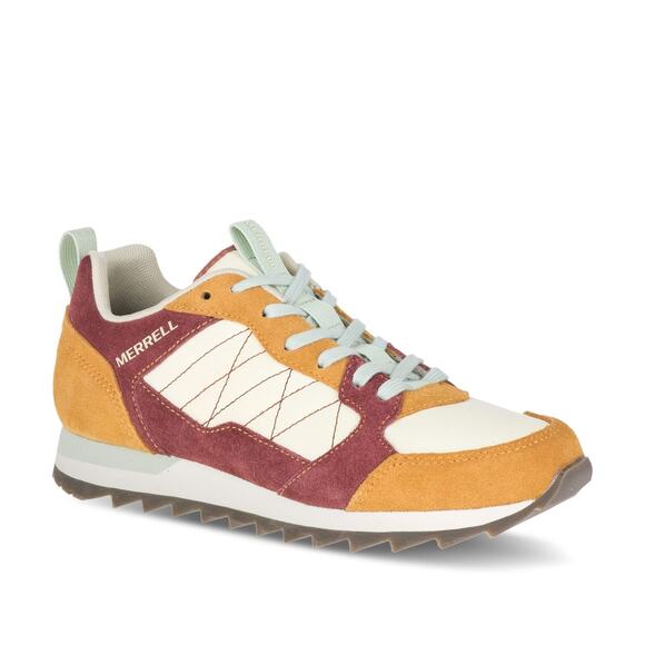 Merrell Alpine J62530 Yellow Lace Up Low Top Trainers Sneakers Womans Size 10 - Picture 1 of 9